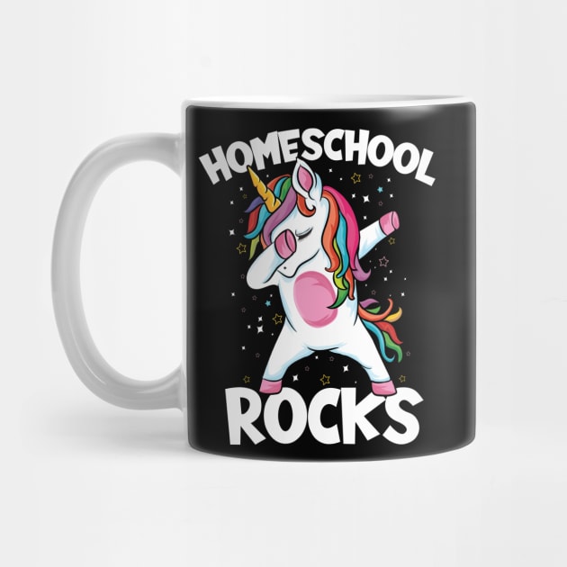 Back to Homeschool rocks Dabbing Unicorn Homeschool by UNXart